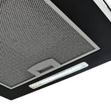 NNEVL Hanging Island Range Hood Touch Sensor LCD 37 cm Powder-coated Steel