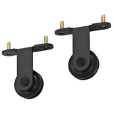NNEVL Sliding Door SKIEN Hardware Kit 183 cm Steel Black