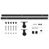 NNEVL Sliding Door SKIEN Hardware Kit 183 cm Steel Black