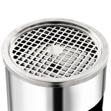 NNEVL Ashtray Dustbin Hotel 30 L Stainless Steel