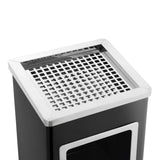 NNEVL Ashtray Dustbin Hotel 36 L Steel Black