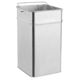 NNEVL Ashtray Dustbin Hotel 36 L Steel Black