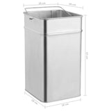 NNEVL Ashtray Dustbin Hotel 36 L Steel Black