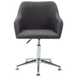NNEVL Swivel Office Chair Dark Grey Fabric