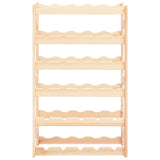 NNEVL Wine Rack for 30 Bottles Solid Wood Pine