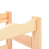 NNEVL Wine Rack for 30 Bottles Solid Wood Pine