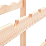 NNEVL Wine Rack for 30 Bottles Solid Wood Pine