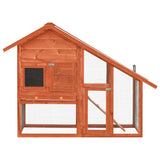 NNEDPE Rabbit Hutch 140x63x120 Cm Solid Firwood