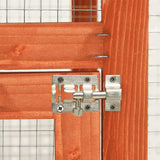 NNEDPE Rabbit Hutch 140x63x120 Cm Solid Firwood