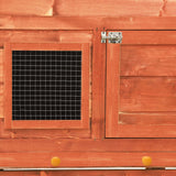 NNEDPE Rabbit Hutch 140x63x120 Cm Solid Firwood