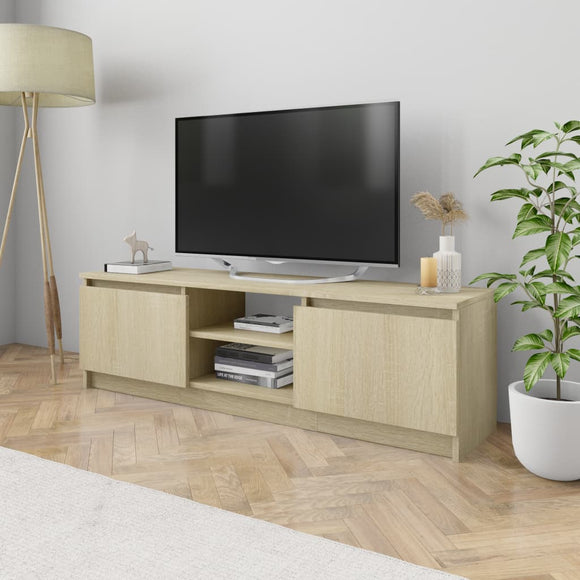 NNEVL TV Cabinet Sonoma Oak 120x30x35.5 cm Chipboard