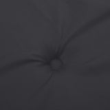NNEVL Garden Bench Cushion Black 200x50x3 cm Oxford Fabric