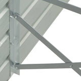NNEVL Garden Raised Bed Galvanised Steel 400x80x45 cm Anthracite