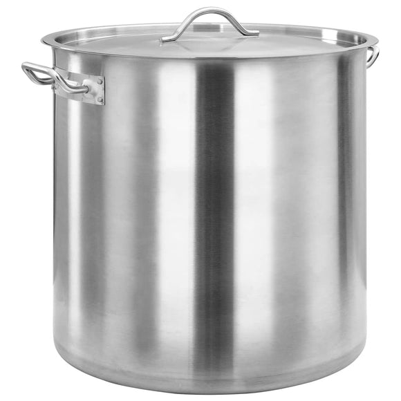NNEVL Stock Pot 98 L 50x50 cm Stainless Steel