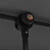 NNEVL Outdoor Parasol with Aluminium Pole 180x110 cm Anthracite