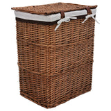 NNEVL Laundry Basket Brown Willow