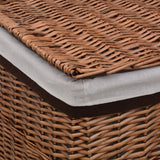NNEVL Laundry Basket Brown Willow