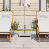 NNEVL Parasol Base Granite 30 kg Square Grey