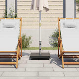 NNEVL Parasol Base Granite 30 kg Square Black
