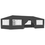 NNEVL Professional Party Tent with Side Walls 4x9 m Anthracite 90 g/m²