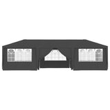 NNEVL Professional Party Tent with Side Walls 4x9 m Anthracite 90 g/m²