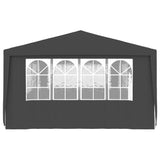 NNEVL Professional Party Tent with Side Walls 4x9 m Anthracite 90 g/m²