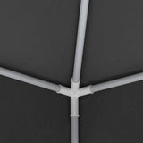 NNEVL Professional Party Tent with Side Walls 4x9 m Anthracite 90 g/m²