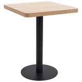 NNEVL Bistro Table Light Brown 60x60 cm MDF