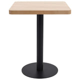 NNEVL Bistro Table Light Brown 60x60 cm MDF
