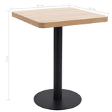 NNEVL Bistro Table Light Brown 60x60 cm MDF
