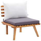 NNEVL 6 Piece Garden Lounge Set Solid Acacia Wood