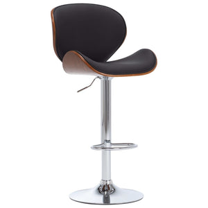 NNEVL Bar Stool Black Faux Leather