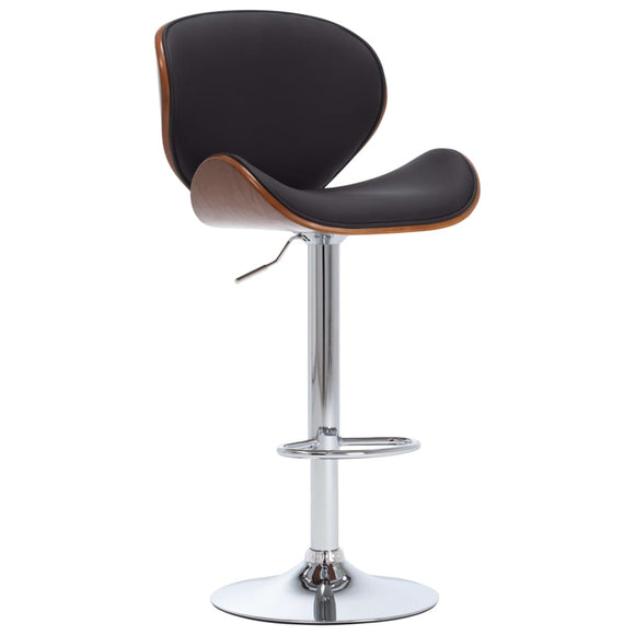 NNEVL Bar Stool Black Faux Leather