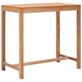 NNEVL Garden Bar Table 110x60x105 cm Solid Teak Wood