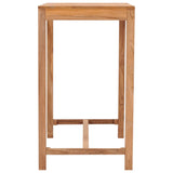 NNEVL Garden Bar Table 110x60x105 cm Solid Teak Wood
