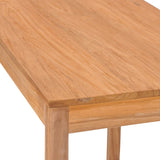 NNEVL Garden Bar Table 110x60x105 cm Solid Teak Wood