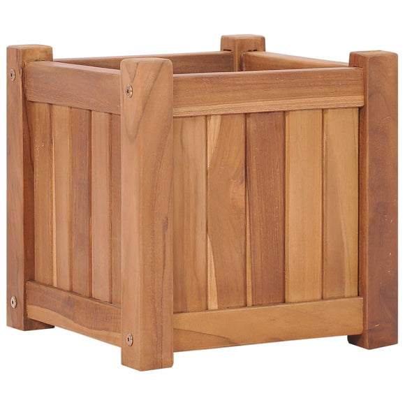 NNEVL Raised Bed 30x30x30 cm Solid Teak Wood
