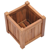 NNEVL Raised Bed 30x30x30 cm Solid Teak Wood