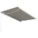 NNEVL Manual Retractable Awning 400x300 cm Cream