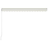 NNEVL Manual Retractable Awning 400x300 cm Cream