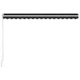 NNEVL Manual Retractable Awning 400x300 cm Anthracite