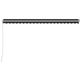 NNEVL Manual Retractable Awning 500x300 cm Anthracite