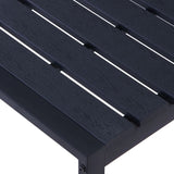NNEVL Garden Bench 120.5 cm PS Board Black