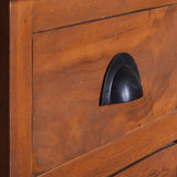 NNEVL Bedside Cabinet 40x35x60 cm Solid Teak Wood