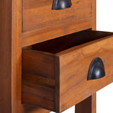 NNEVL Bedside Cabinet 40x35x60 cm Solid Teak Wood