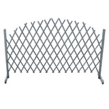 NNEVL Trellis Fence Solid Firwood 1.8x1 m Grey