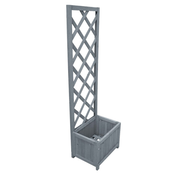 NNEVL Trellis Planter 40x30x135 cm Solid Firwood