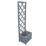 NNEVL Trellis Planter 40x30x135 cm Solid Firwood
