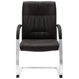 NNEVL Cantilever Office Chair Black Faux Leather