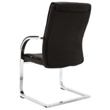NNEVL Cantilever Office Chair Black Faux Leather